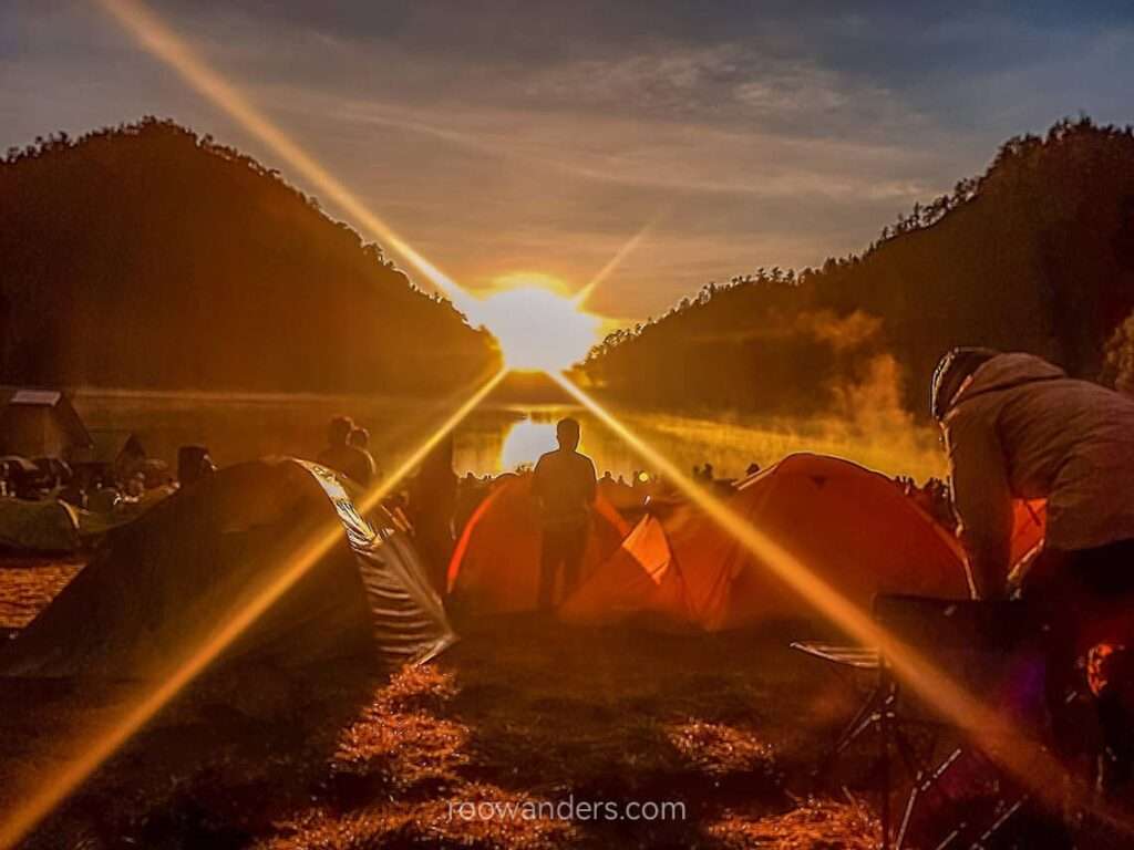 Sunrise at Ranu Kumbolo, Semeru, Indonesia - RooWanders