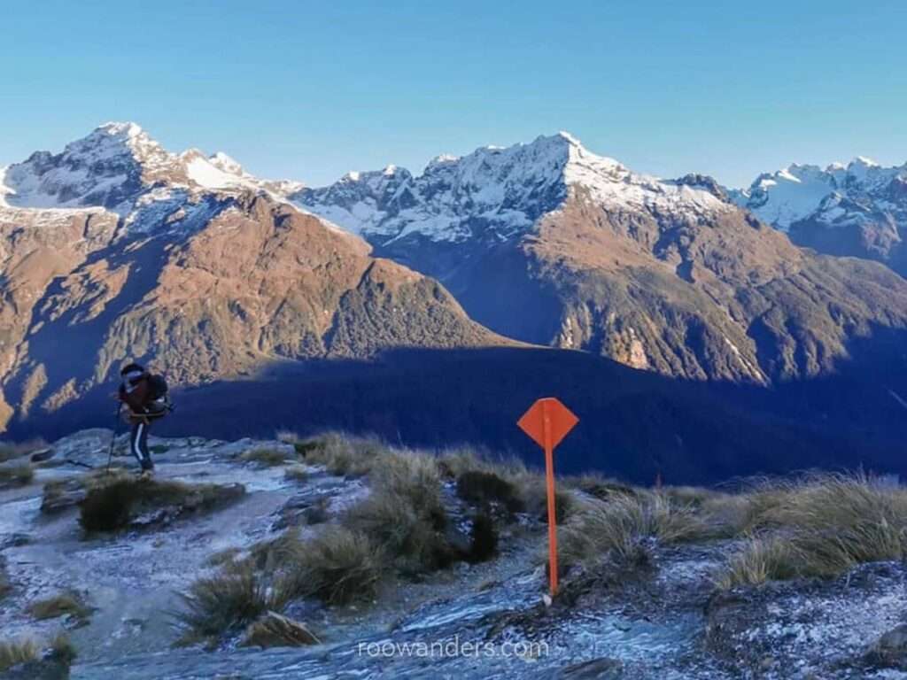 Snow Mountains, Routeburn Track, Great Walk, New Zealand - RooWanders