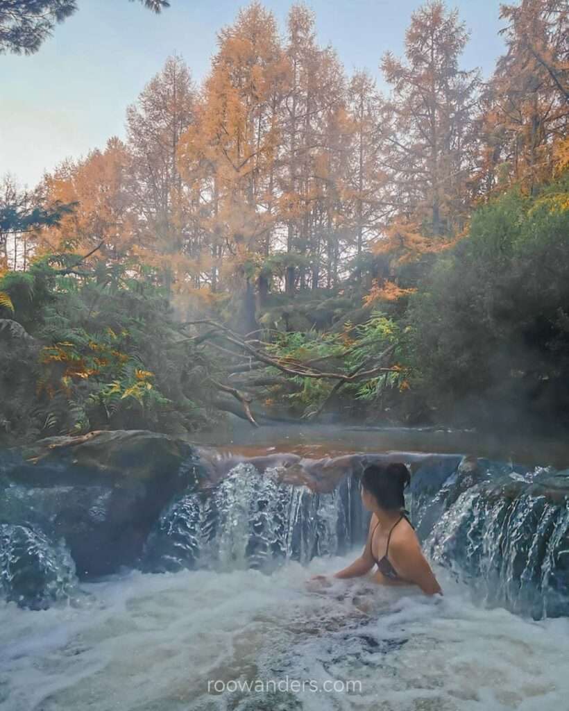 Kerosene Creek, Natural Hot Springs, Rotorua, New Zealand - RooWanders