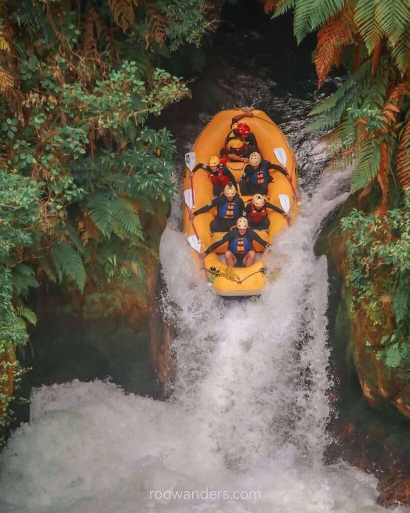 Kaituna White Water Rafting, Tutea Falls, New Zealand - RooWanders