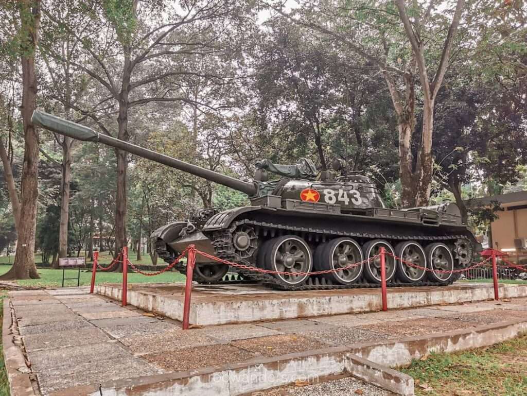 Tank, Reunification Palace, Vietnam - RooWanders