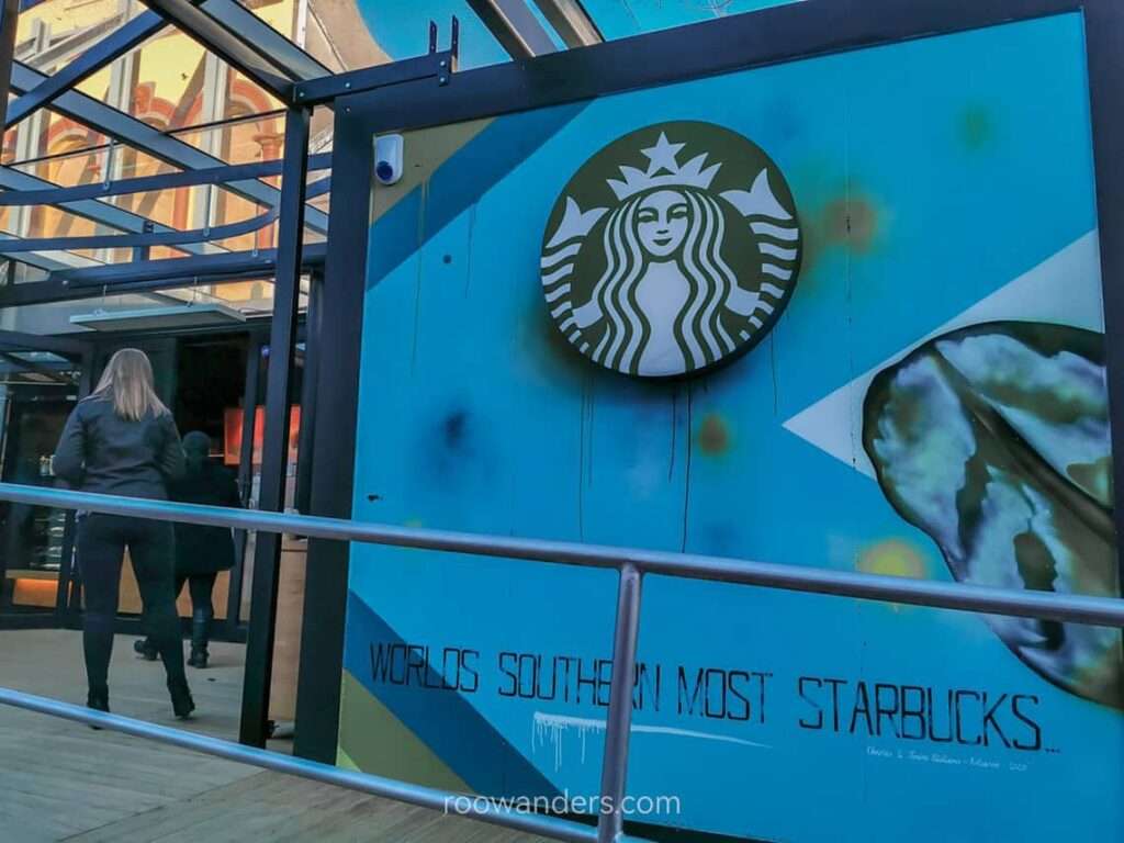 World's Southernmost Starbucks, New Zealand, dunedin to invercargill - RooWanders