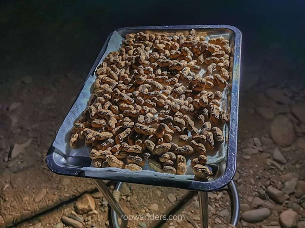 Freshly Roasted Peanuts for Supper, Vietnam - RooWanders