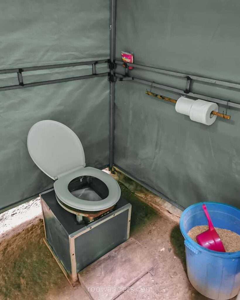 Decent Camp Toilet, Hang Son Doong, Vietnam - RooWanders
