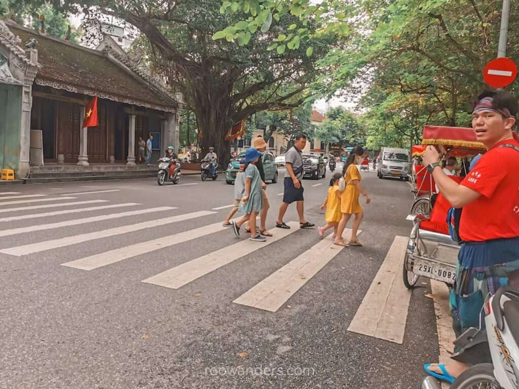 Hanoi Crossing Road - RooWanders
