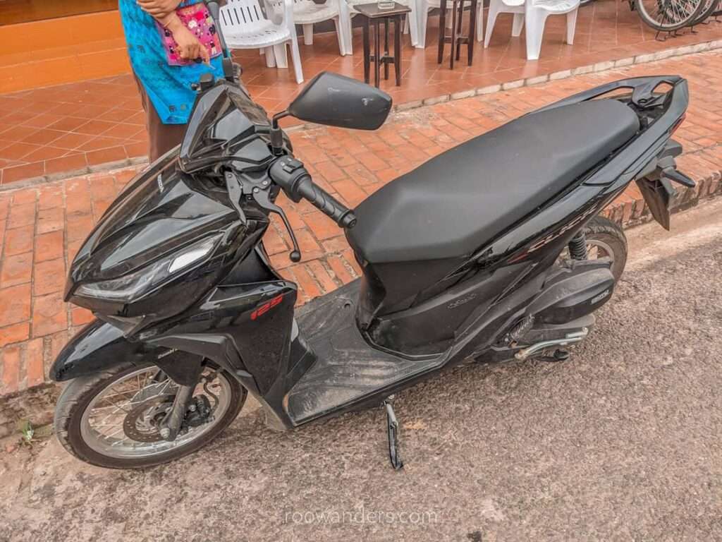 Laos motorbike - RooWanders