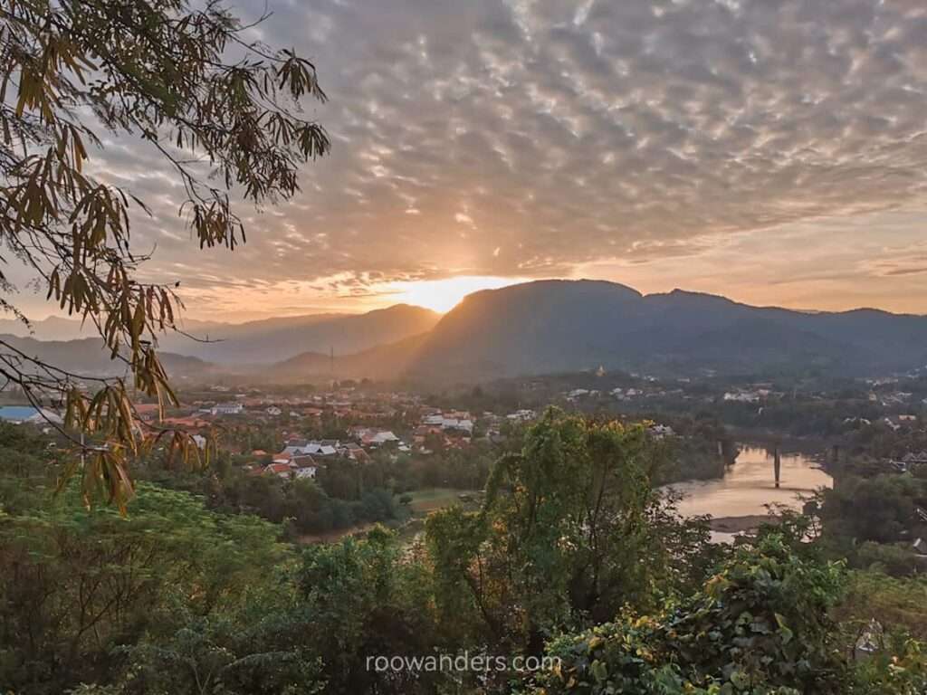 Luang Prabang Phousi Hill Sunrise, Laos - RooWanders