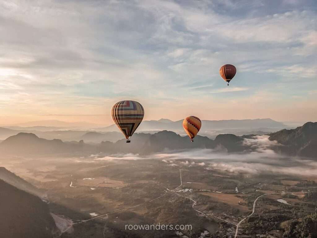 Vang Vieng Hot Air Balloon, Laos - RooWanders