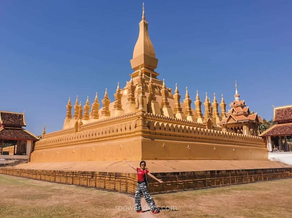 Vientiane Pha That Luang Temple, Laos - RooWanders