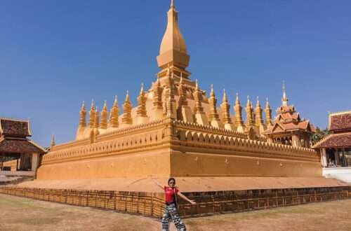 Vientiane Pha That Luang Temple, Laos - RooWanders