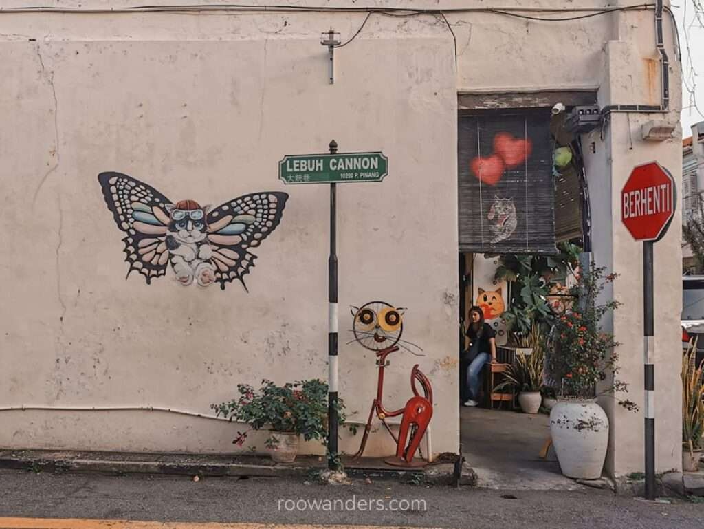 Penang Street Art Cats, Malaysia - Penang