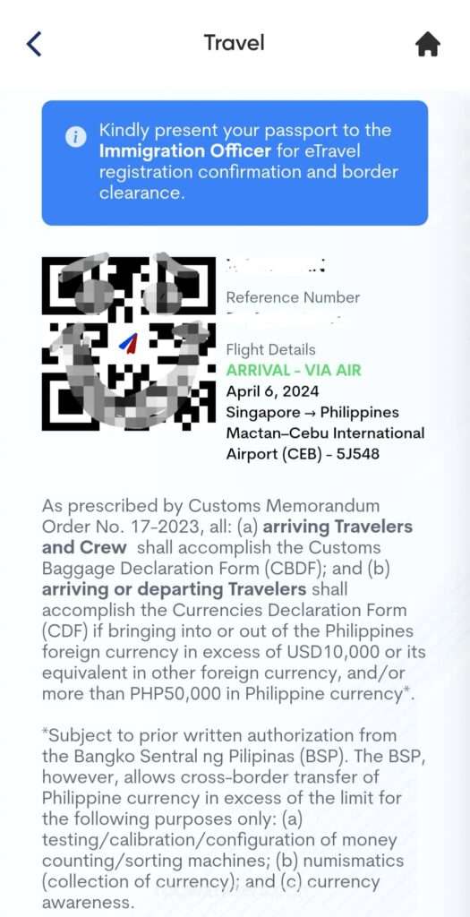 Cebu etravel, app, Philippines - RooWanders